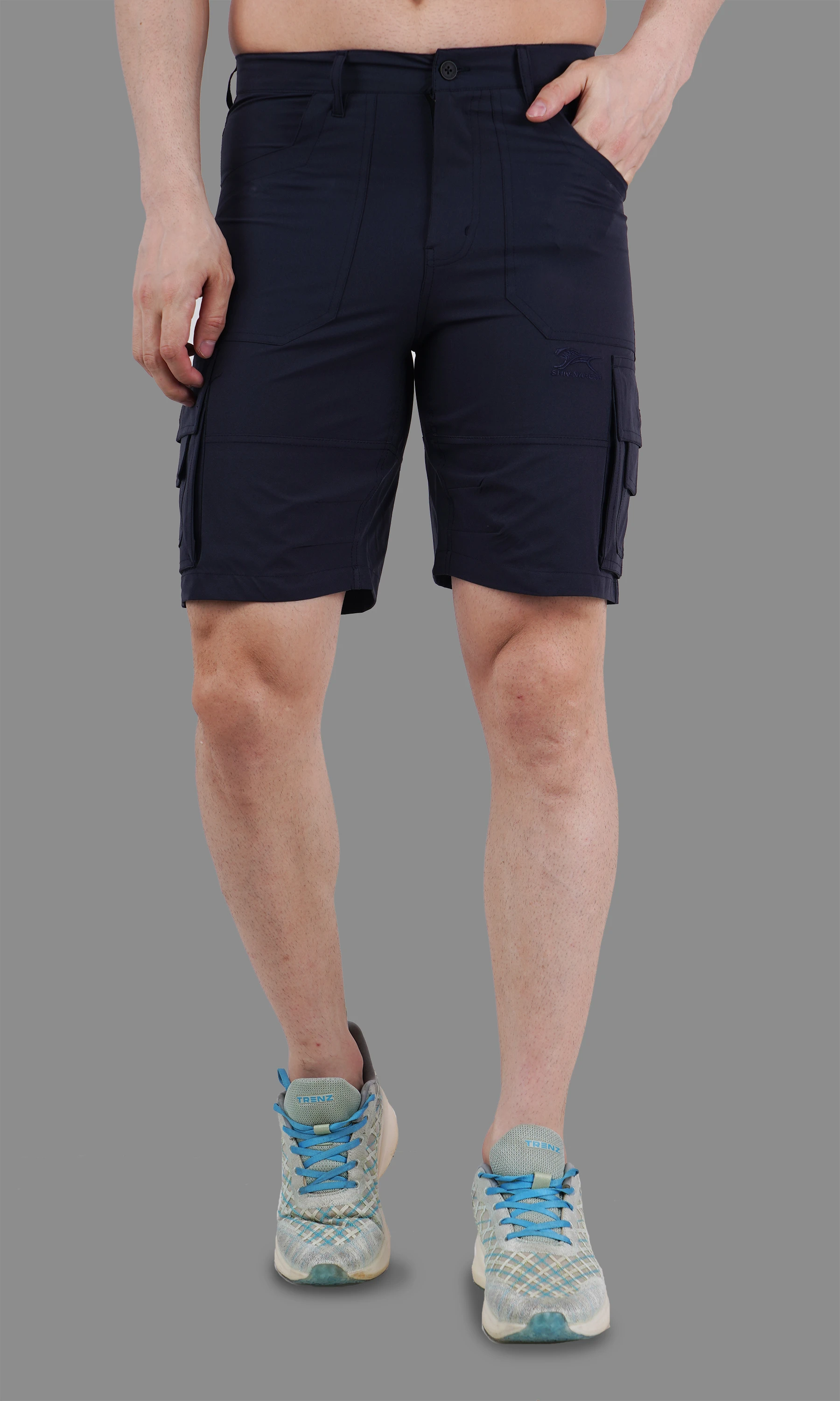 Lower Pockets: 2 Sides Zip Interlock Lycra