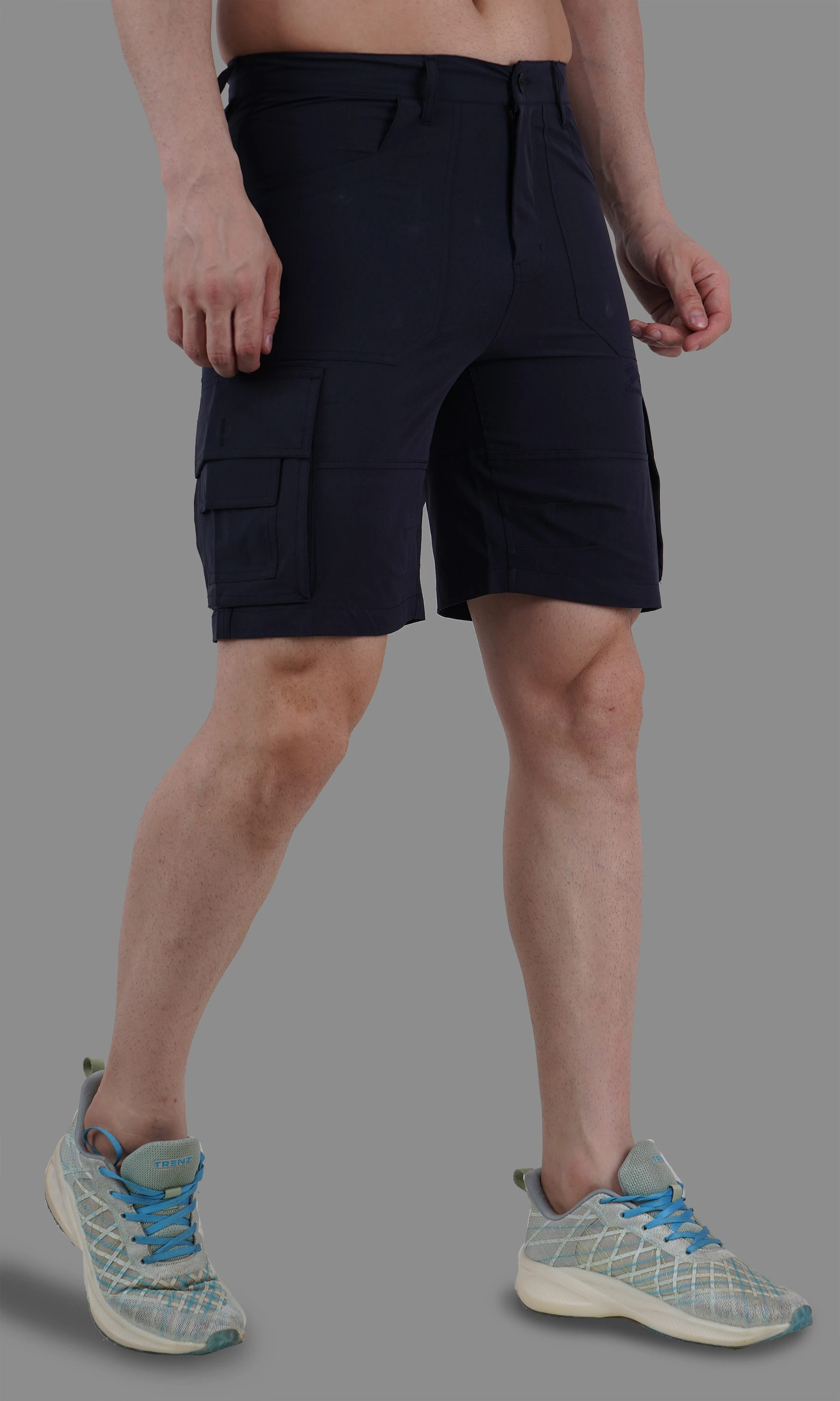 Lower Pockets: 2 Sides Zip Interlock Lycra