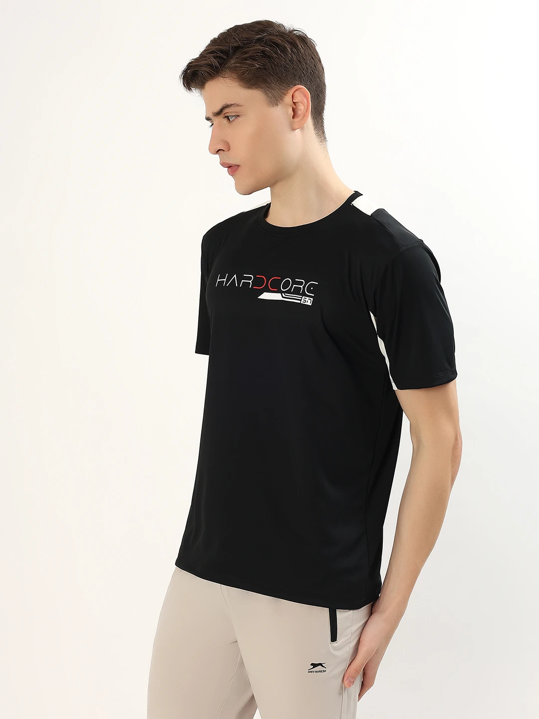 T-Shirts Vinayl Printing Half Sleeves Round Neck Interlock