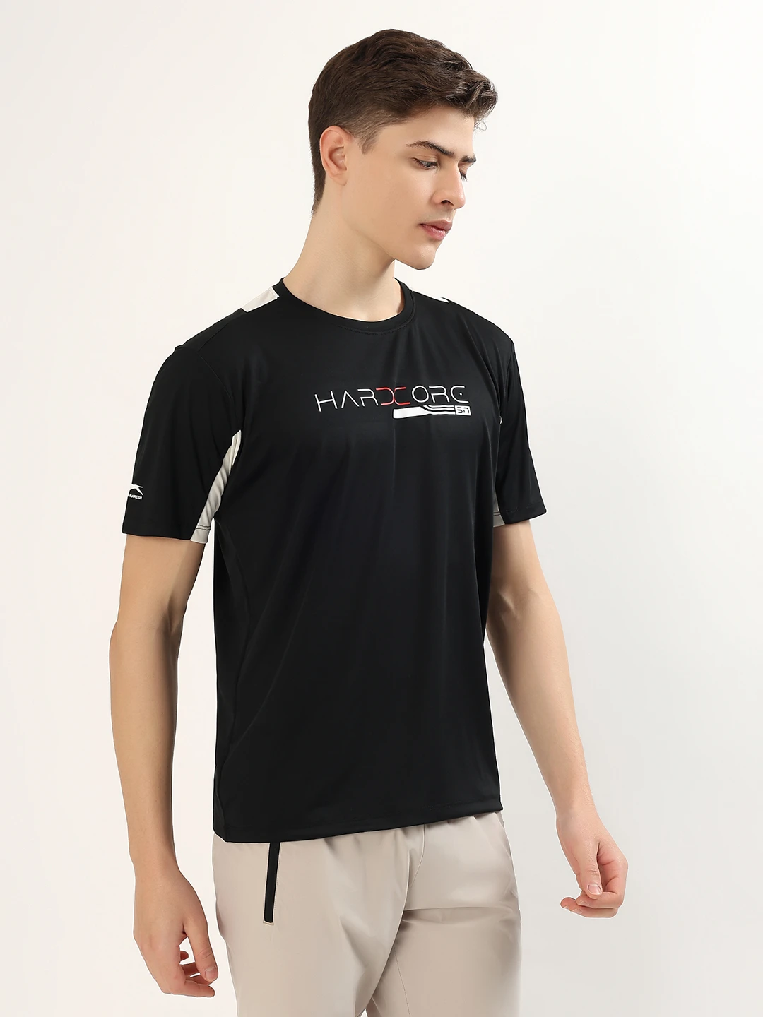 T-Shirts Vinayl Printing Half Sleeves Round Neck Interlock