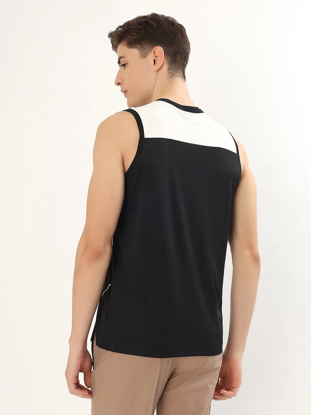 T-Shirts Vinayl Printing Sleeveless Round Neck Interlock