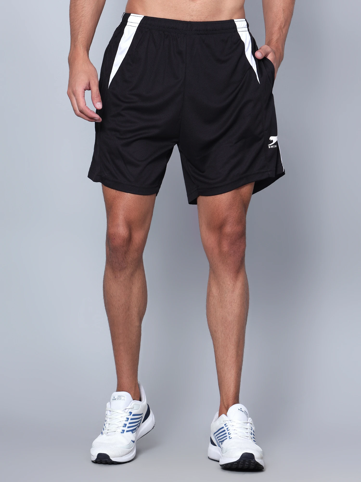 Half Pant Pockets: 2 Sides, 1 Back Zip NirmalNet
