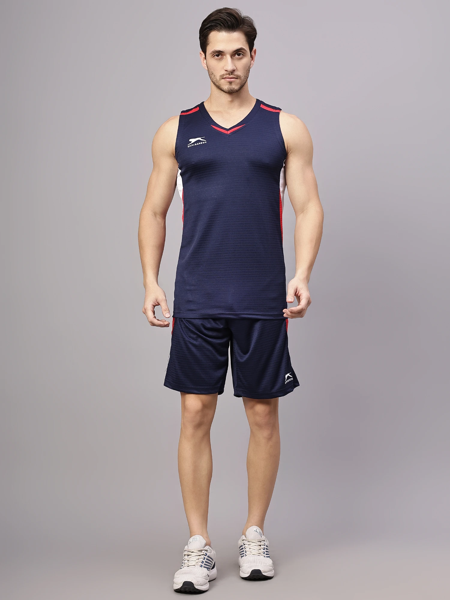 Basketball Set Vest and Shorts Dazzle Mesh Boys