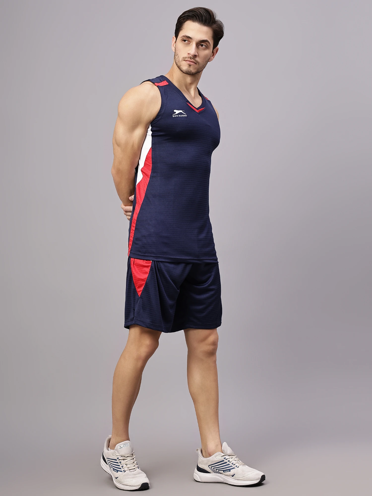 Basketball Set Vest and Shorts Dazzle Mesh Boys