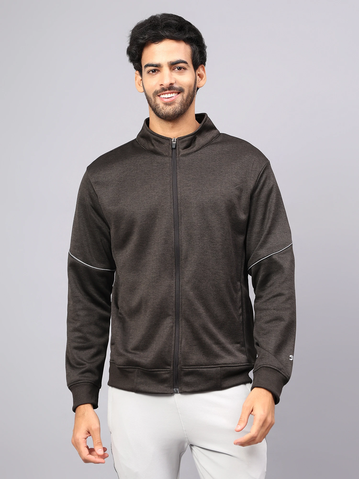 Jacket 100% polyester Melange