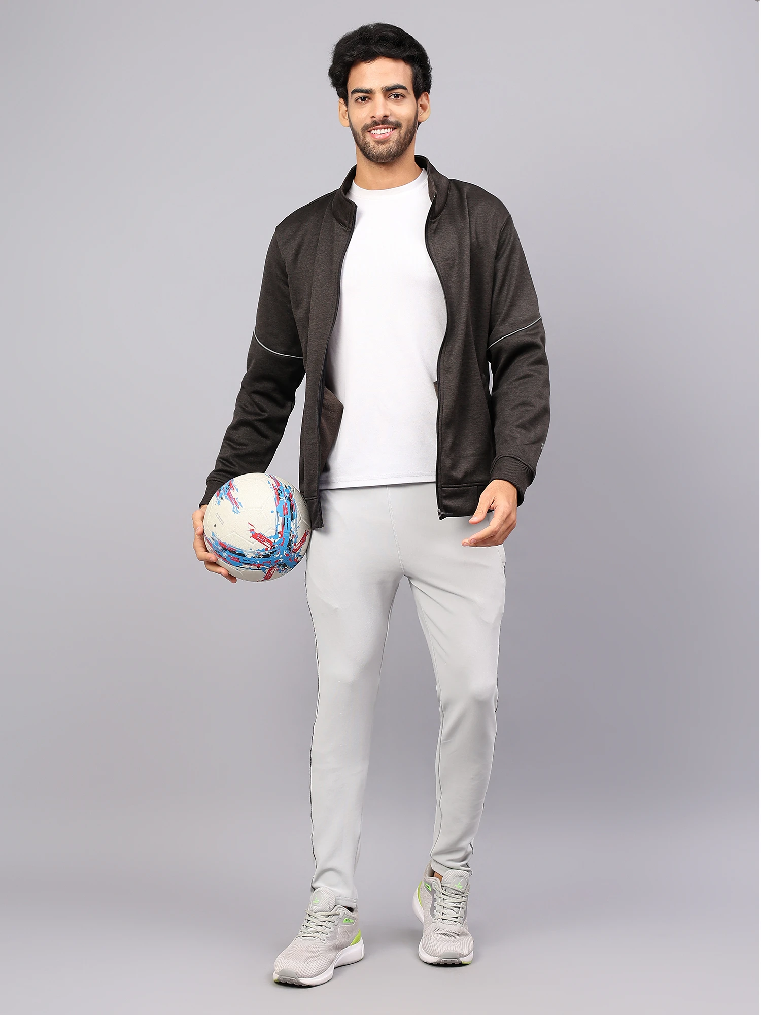 Jacket 100% polyester Melange