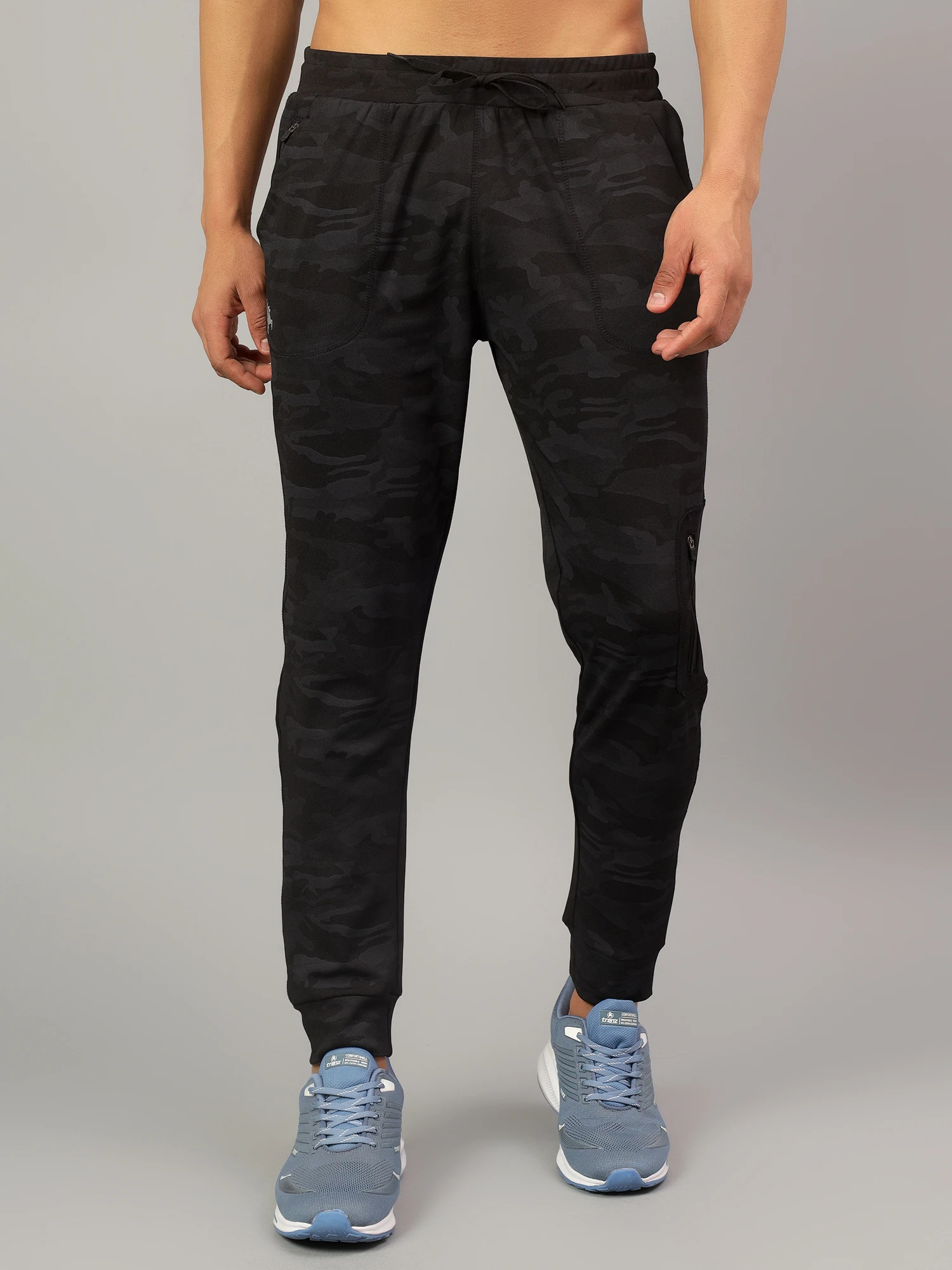 Lower Pocket : 4 and 2 sides zip CAMOU PRINT CARGO Men TRENZ