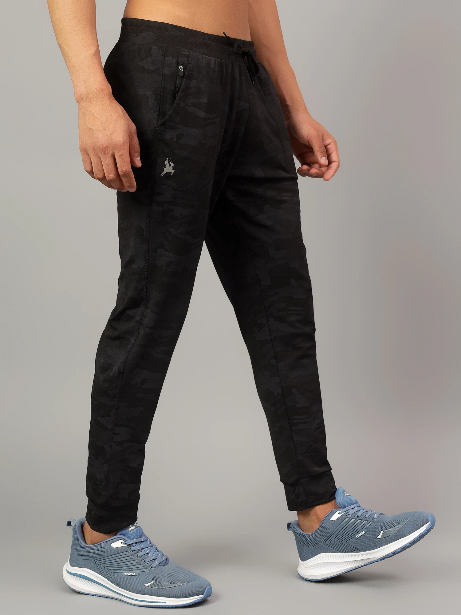 Lower Pocket : 4 and 2 sides zip CAMOU PRINT CARGO Men TRENZ