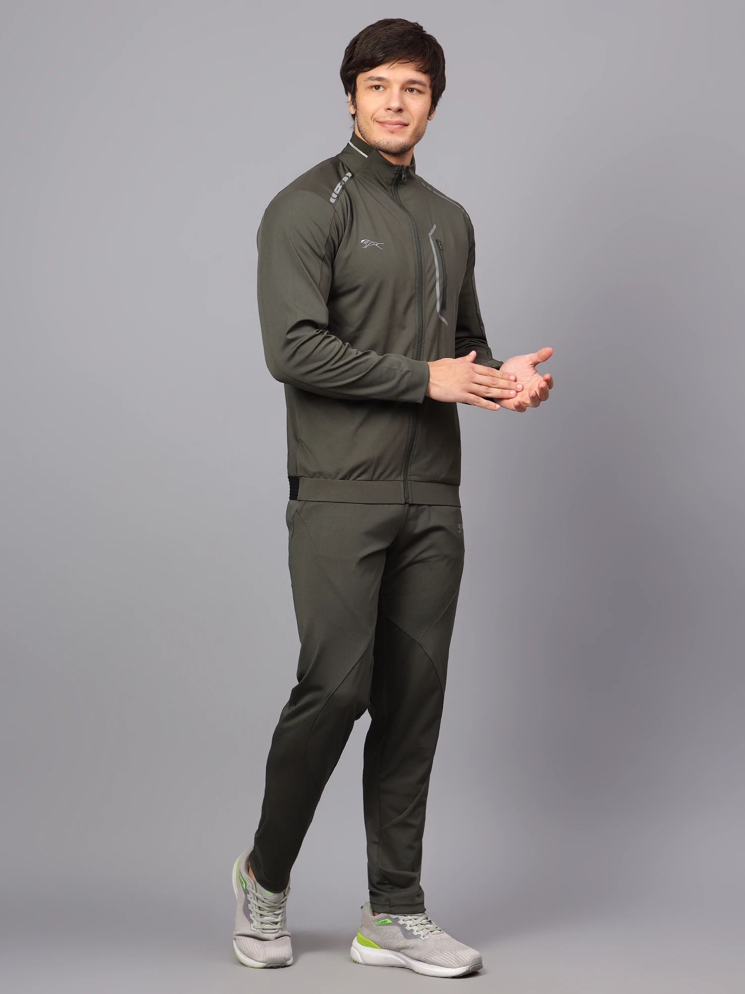 Tracksuit SOLID Interlock Lycra Men