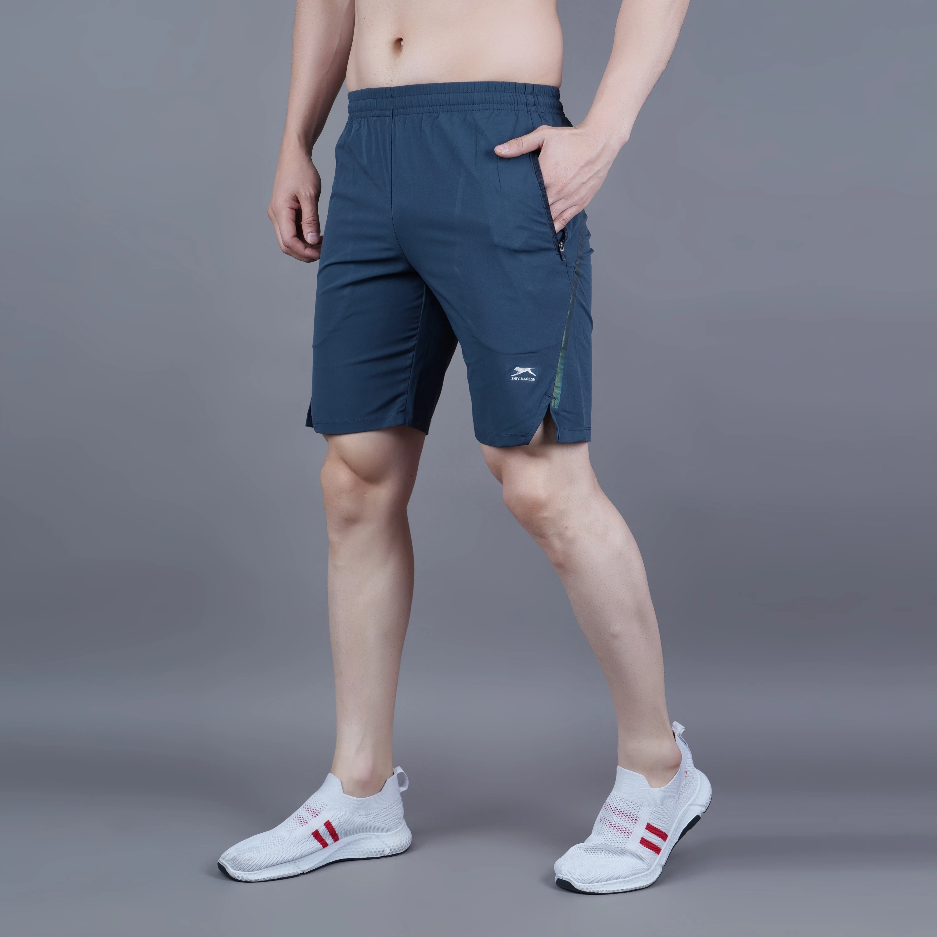 Half Pant 2026 Pockets: 2 Sides Zip NS Spandex Korey