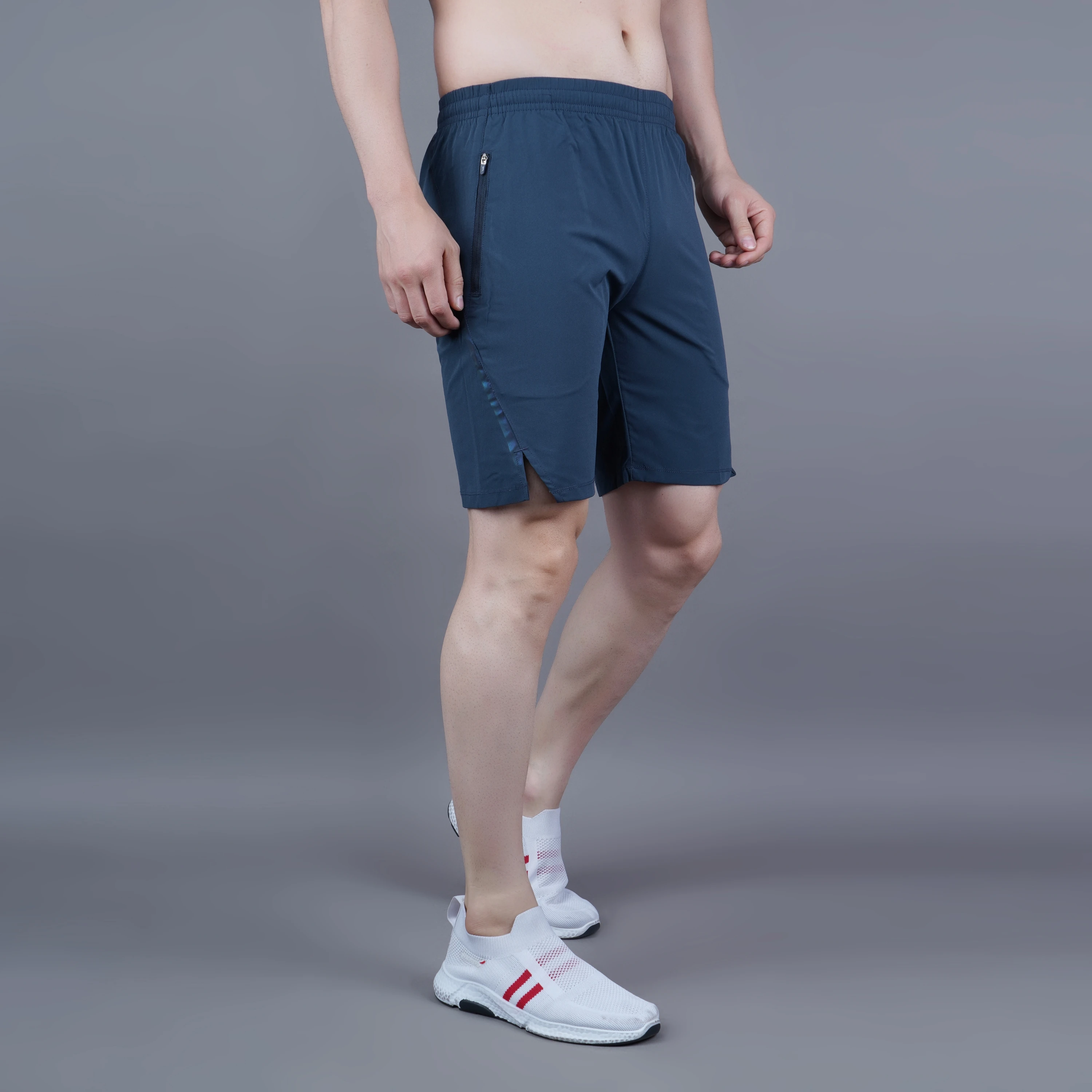 Half Pant 2026 Pockets: 2 Sides Zip NS Spandex Korey