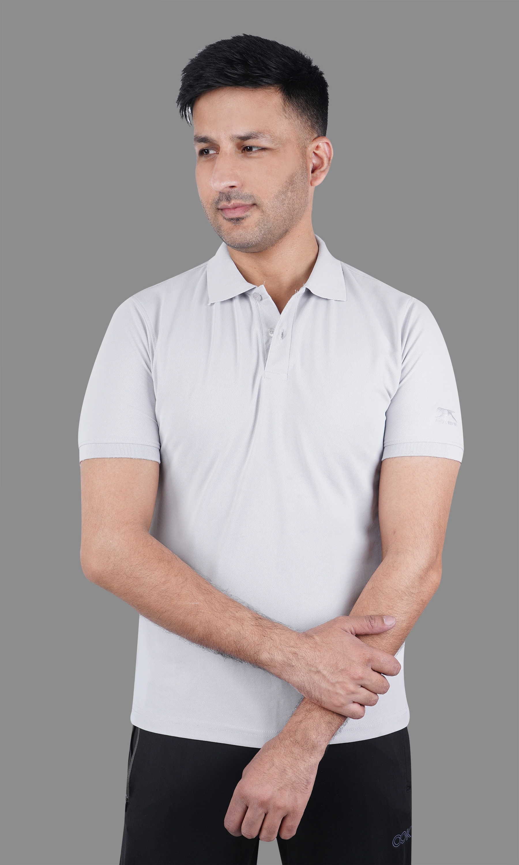 T-Shirts Half Sleeves Flat Collar PC Sinker