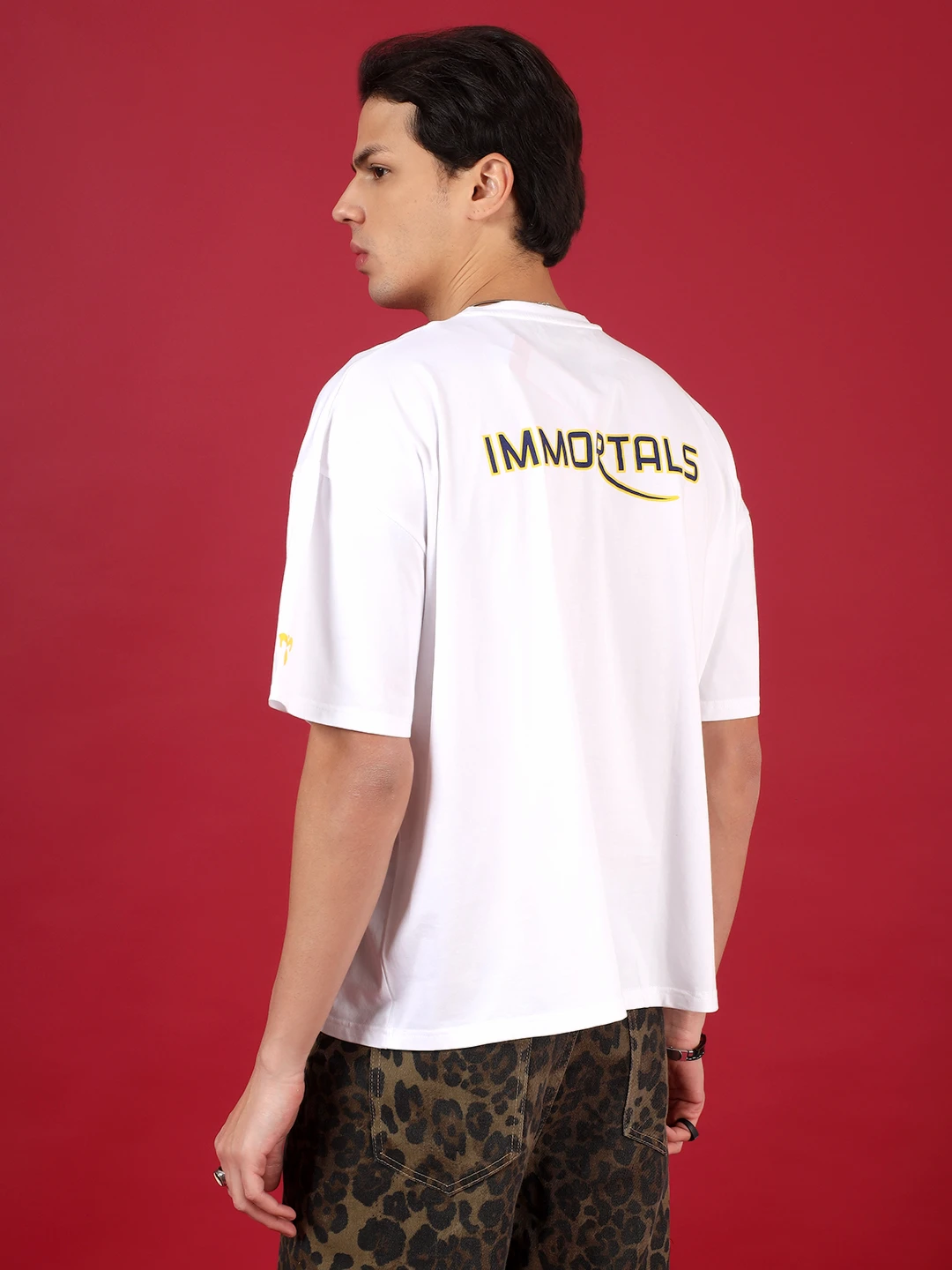 T-Shirts Oversize IIES Pigment Print Cotton Lycra UNISEX