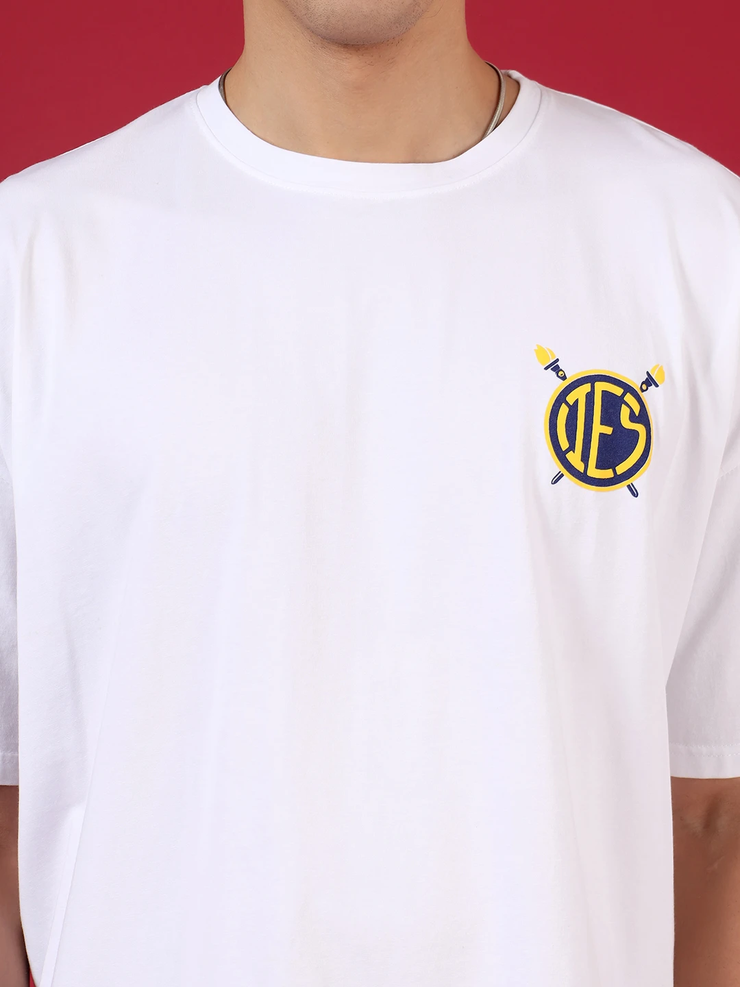 T-Shirts Oversize IIES Pigment Print Cotton Lycra UNISEX