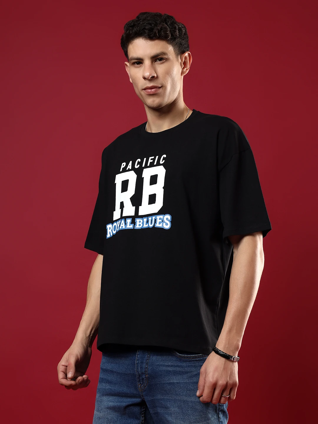 T-Shirts Oversize RB Pigment Print Cotton Lycra UNISEX