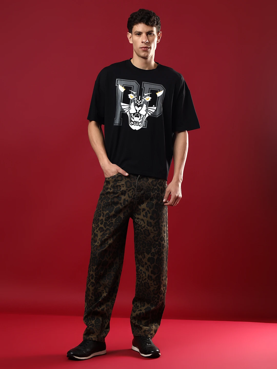 T-Shirts Oversize White Puff Print Cotton Lycra UNISEX